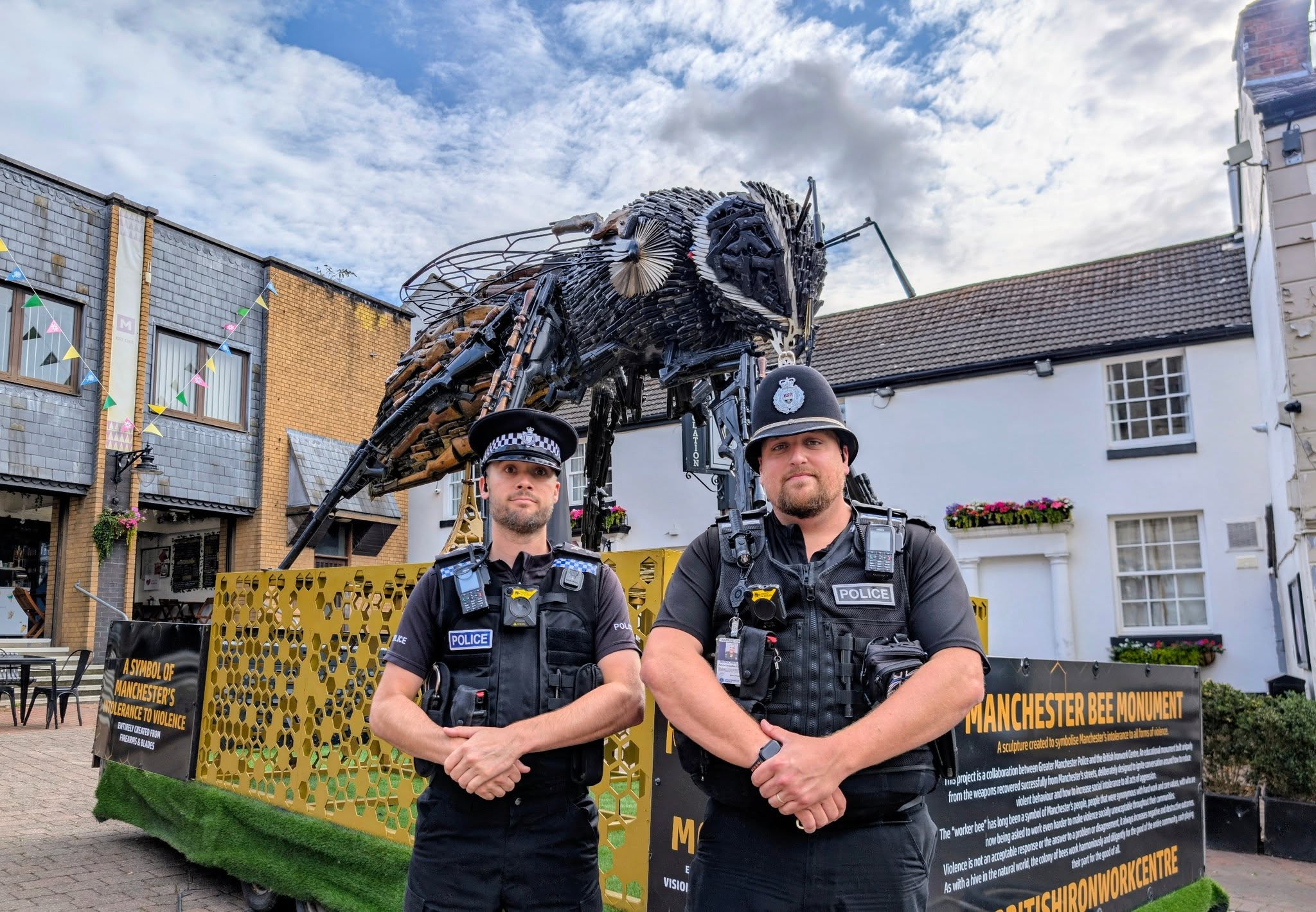 Manchester Anti-Violence Bee Monument