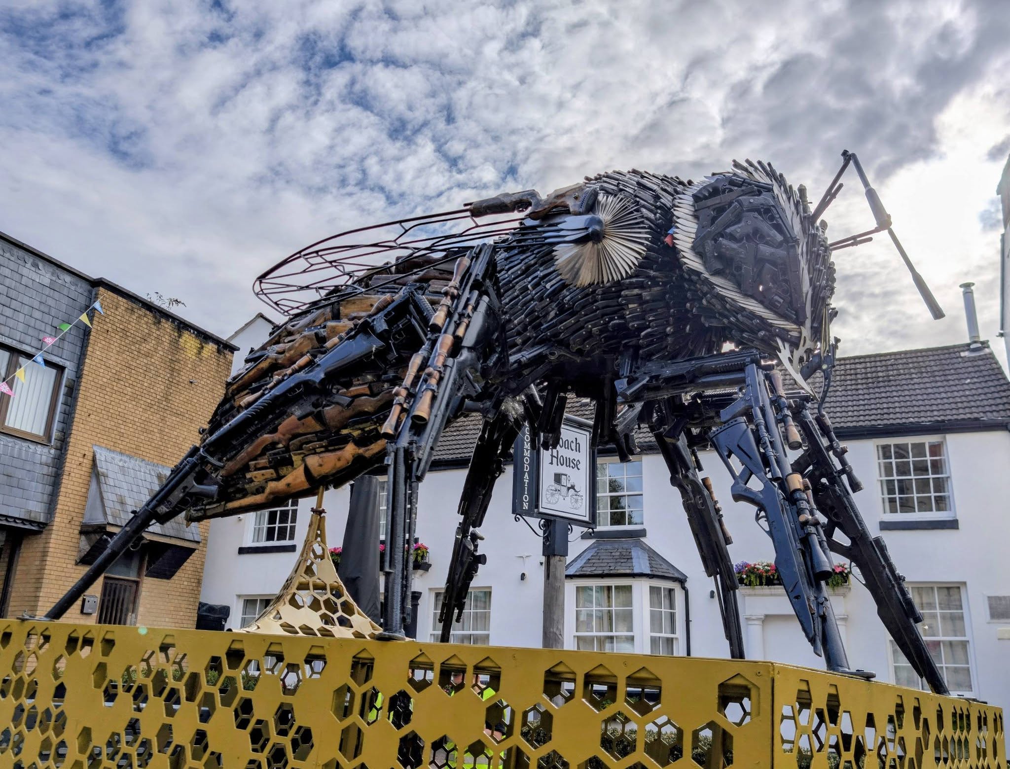 Manchester Anti-Violence Bee Monument