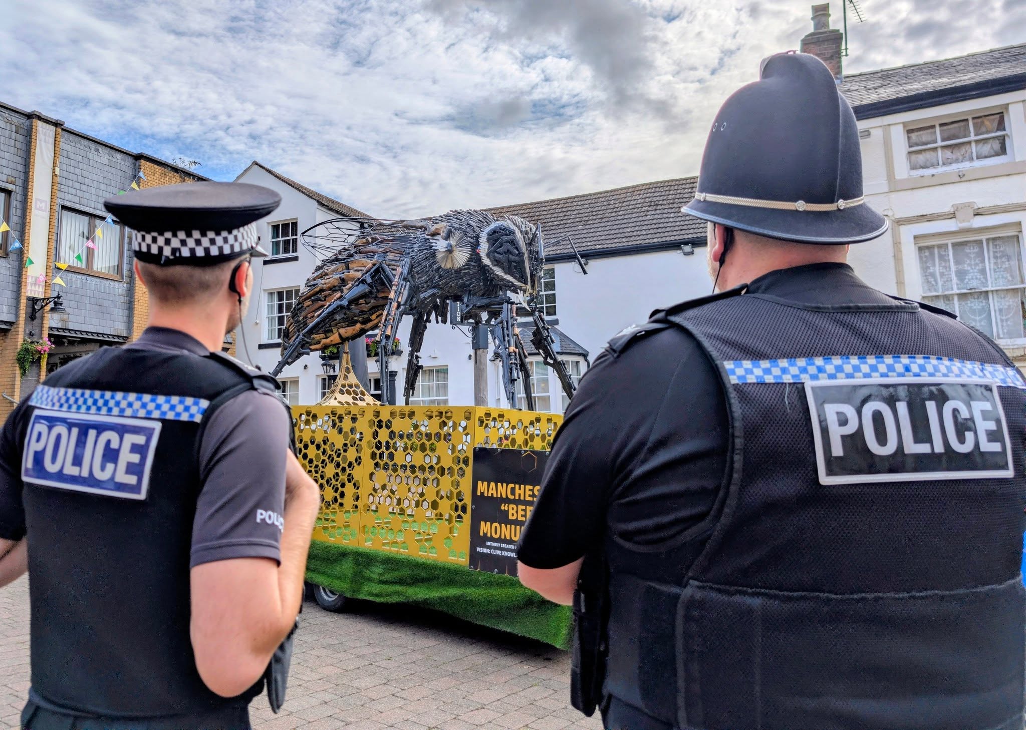Manchester Anti-Violence Bee Monument
