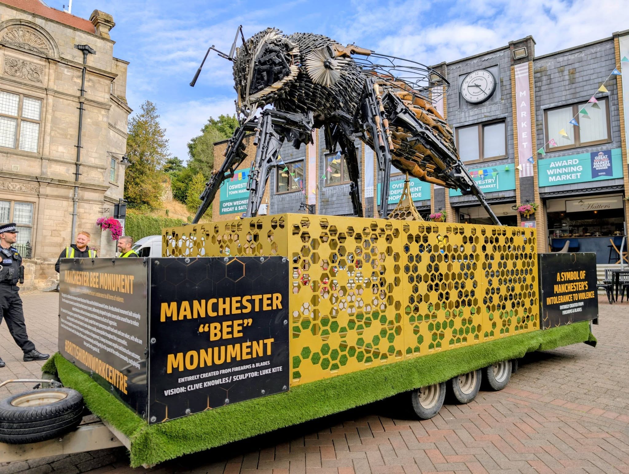 Manchester Anti-Violence Bee Monument